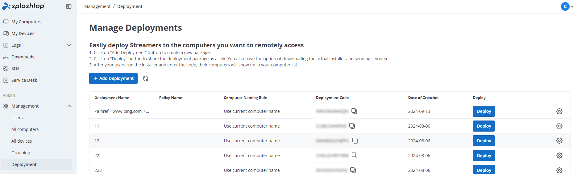 manage deployments page.png