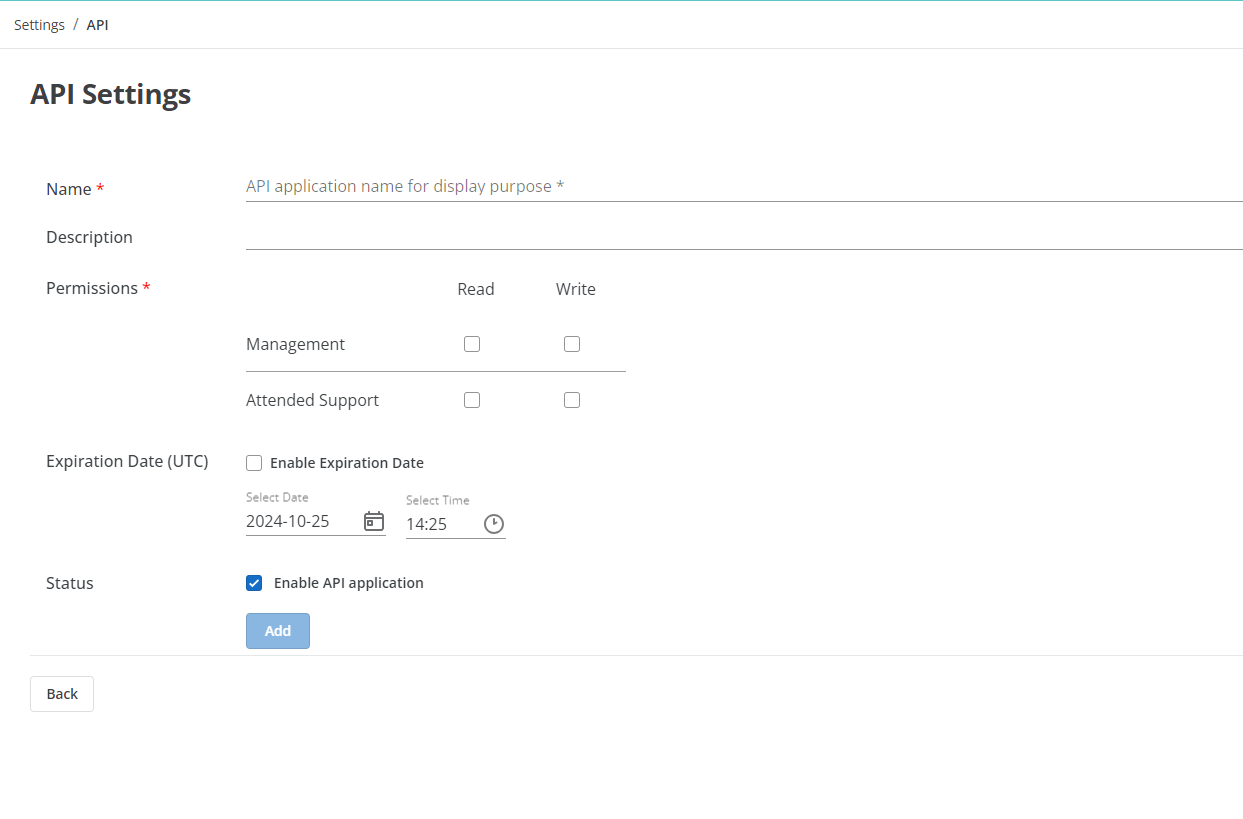 API settings page.png