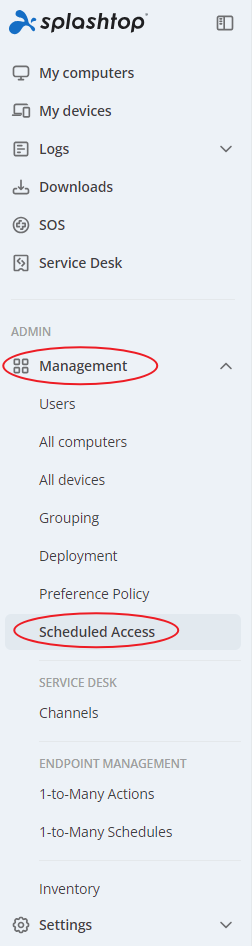 2-sidebar-management-schedualed access.png