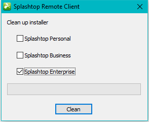 uninstall splashtop personal